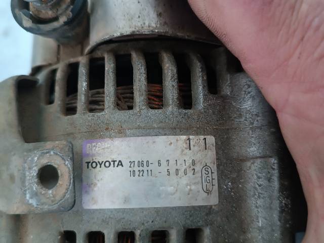 1022115002 TOYOTA Генератор купить в Житомир