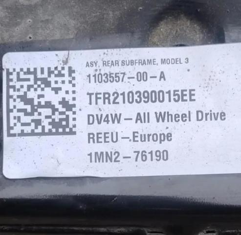 104458001D TESLA Подрамник задний купить в Сумы