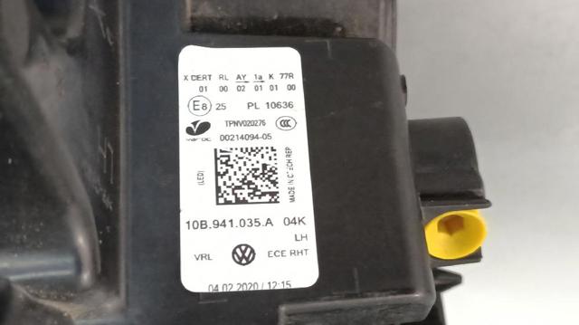 10B941029A VAG Левая фара купить в Львов