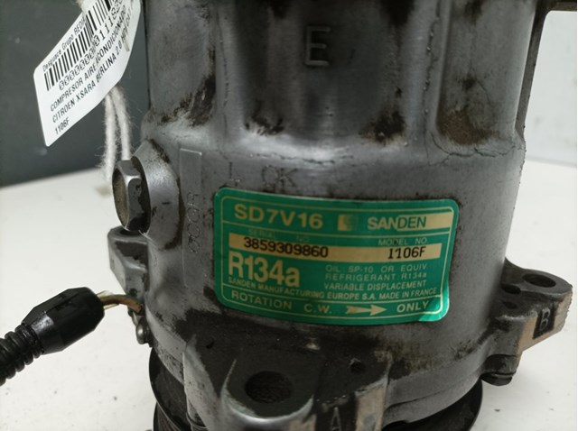 Compressor de ar condicionado para Peugeot 406 1.9 td d8b 1106F