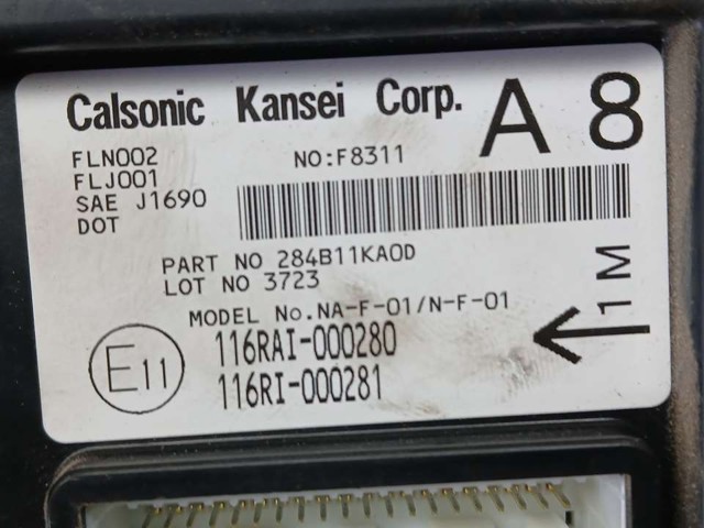 NISSAN 116RAI000280 Блок комфорта в наличии Полтава