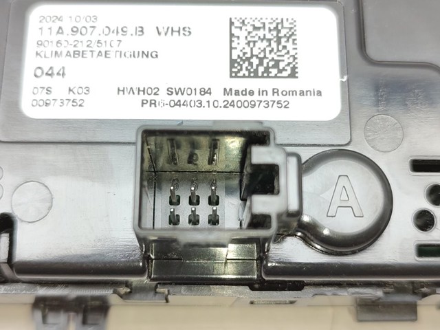 VAG 11A907049B Блок управления кондиционером в наличии Сумы