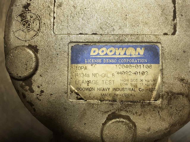 Compressor de aparelho de ar condicionado Toyota Corolla