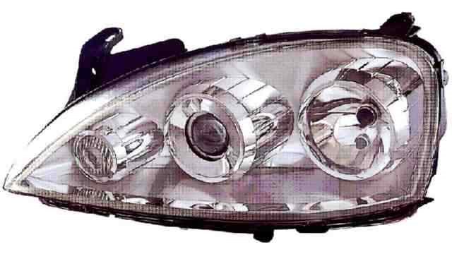 Farol esquerdo para Opel Combo (Corsa C) 1.3 CDTI 16V Z 13 DT 1216177