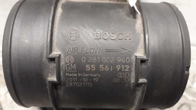 12671616 OPEL Датчик потока (расхода) воздуха, расходомер M.A.F. - (Mass Airflow) купить в Черкассы