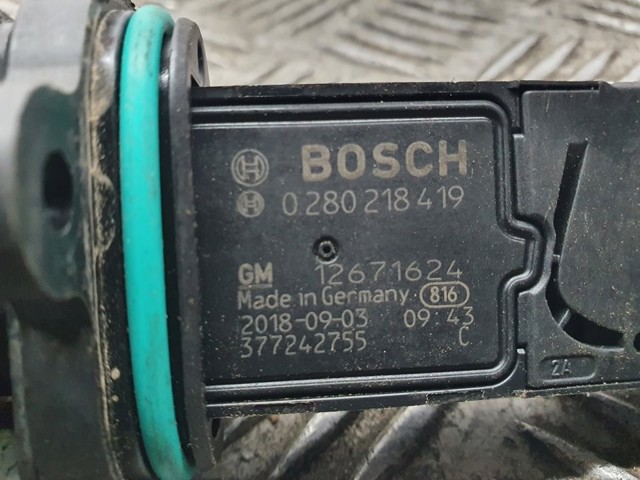 12671624 OPEL Датчик потока (расхода) воздуха, расходомер M.A.F. - (Mass Airflow) купить в Ирпень