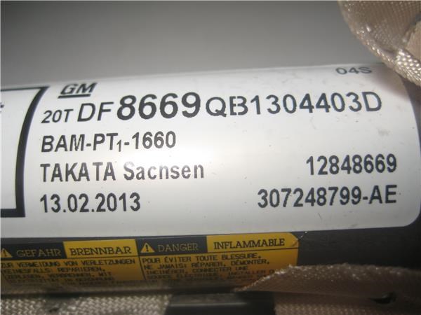 OPEL 12848669 Подушка безопасности (AIRBAG) шторка боковая левая в наличии Черкассы
