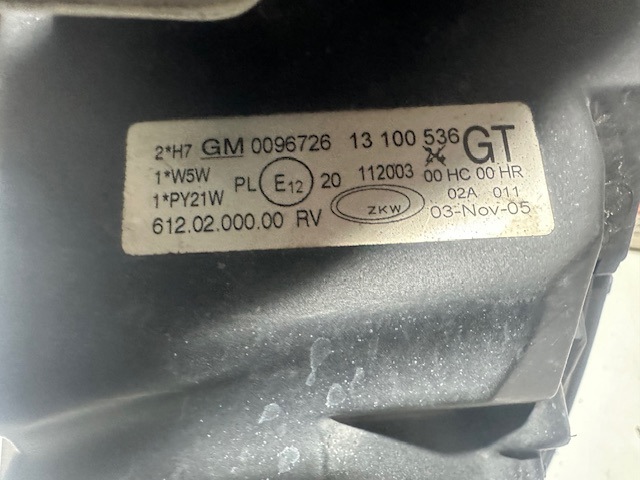 13100536 OPEL Правая фара купить в Полтава
