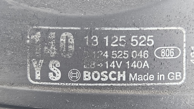 13125525 OPEL Генератор купить в Сумы
