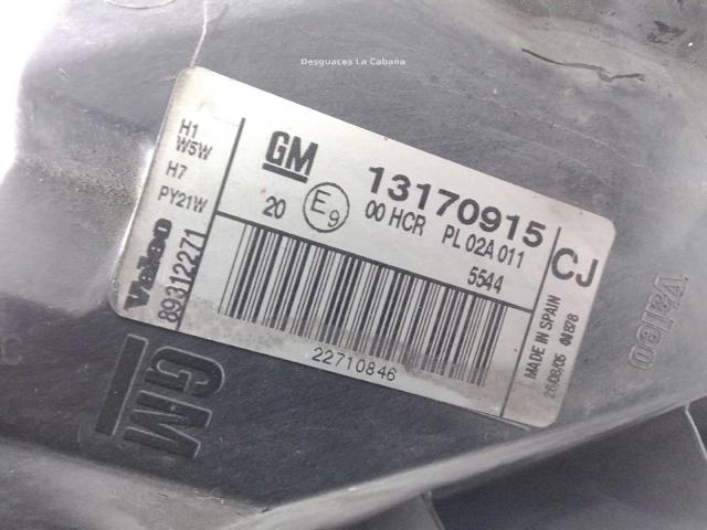 13170915 OPEL Фара левая купить в Львов