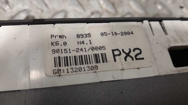 13201300 OPEL Блок управления режимами отопления/кондиционирования купить в Винница
