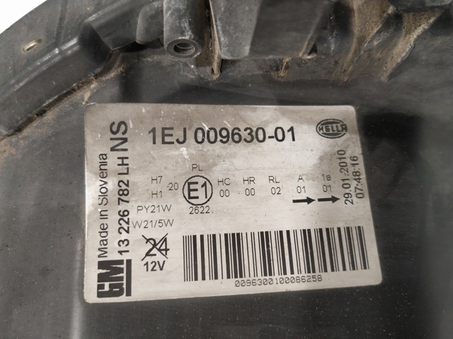 OPEL 13226782 Фара левая в наличии Днепр