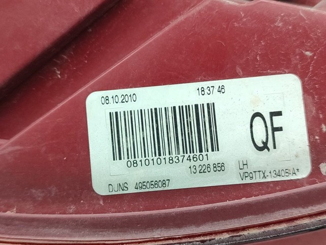 OPEL 13226856 Фонарь задний левый в наличии Николаев