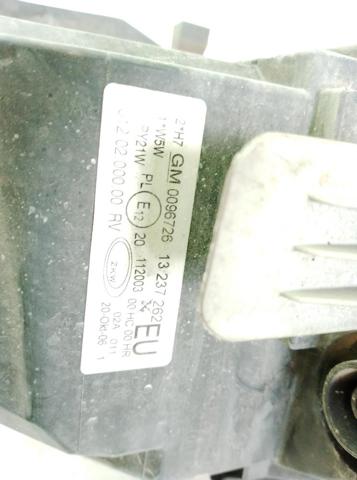 OPEL 13237262 Правая фара в наличии Одесса