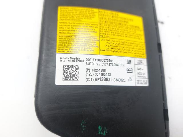 13251388 OPEL Подушка безопасности (AIRBAG) спинки сиденья правого купить в Каменское