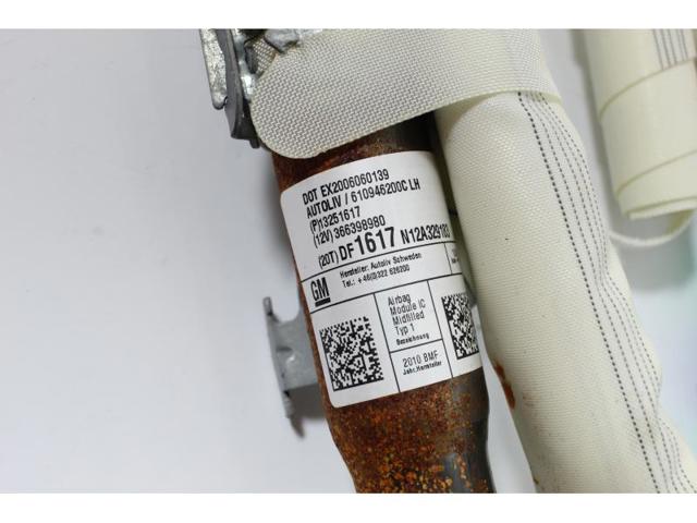 OPEL 13251617 Подушка безопасности (AIRBAG) шторка боковая левая в наличии Львов