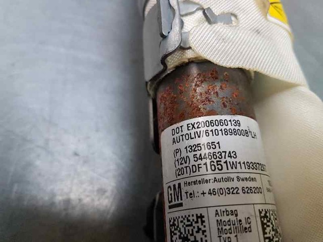 GM 13251651 Подушка безопасности (AIRBAG) шторка боковая левая в наличии Чернигов