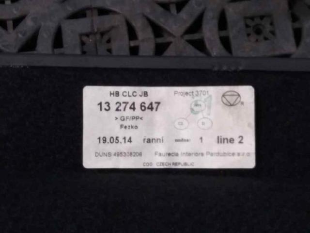 OPEL 13274647 Полка салона задняя в наличии Киев