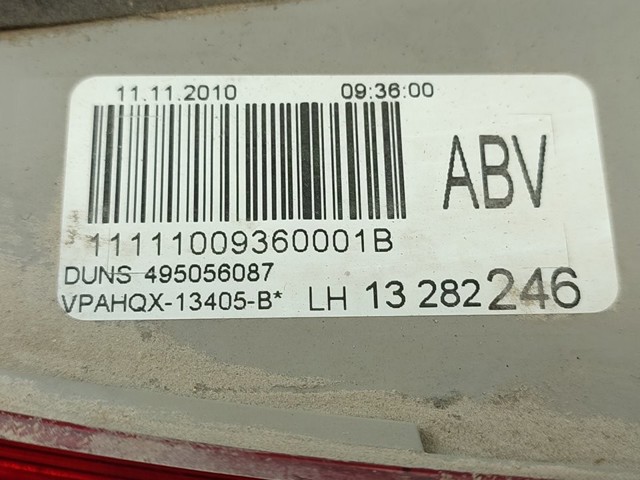 13282246 Фонарь задний левый внутренний купить Ровно