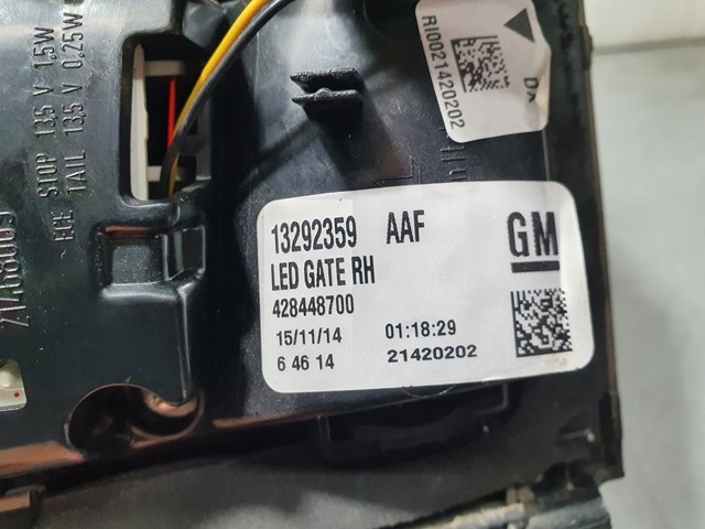 13292359 OPEL Фонарь задний правый внутренний купить в Тернополь