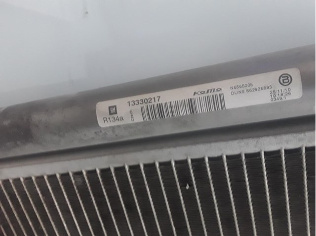 Condensador / radiador de ar condicionado para opel insignia sports tourer excellence b20dth 13330217