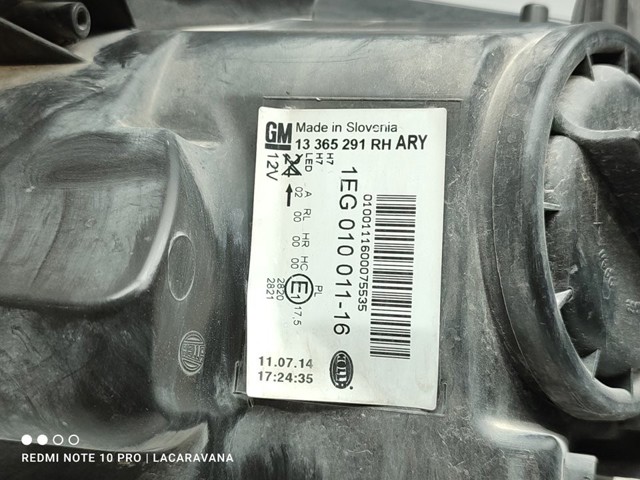 13365291 OPEL Правая фара купить в Павлоград