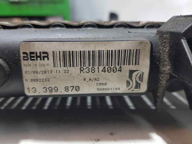 OPEL 13399870 Радиатор охлаждения двигателя в наличии Ужгород