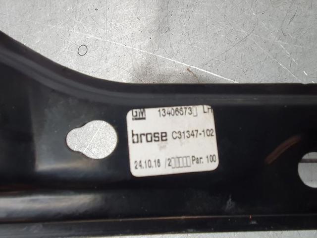 Mecanismo de acionamento de vidro da porta dianteira esquerda Opel Astra