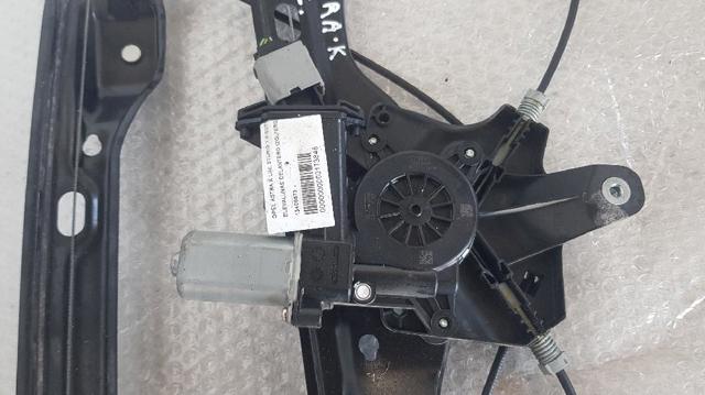 Mecanismo de acionamento de vidro da porta dianteira esquerda Opel Astra