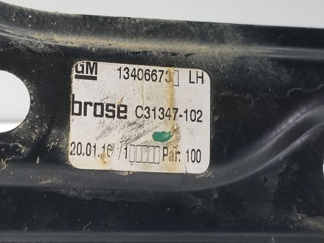 Mecanismo de acionamento de vidro da porta dianteira esquerda Opel Astra