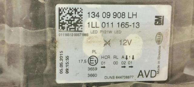 13409908 OPEL Фара левая купить в Львов