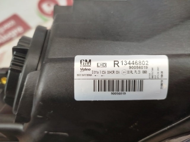 13446802 OPEL Фара правая купить в Одесса