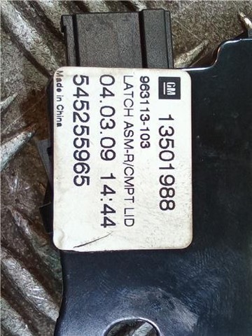 OPEL 13501988 Замок багажника в наличии Каменское