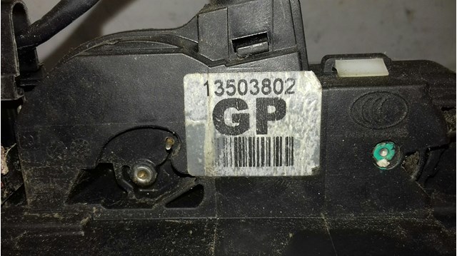Fechadura frontal direita para Opel Adam 1.4 B14XER 13503802