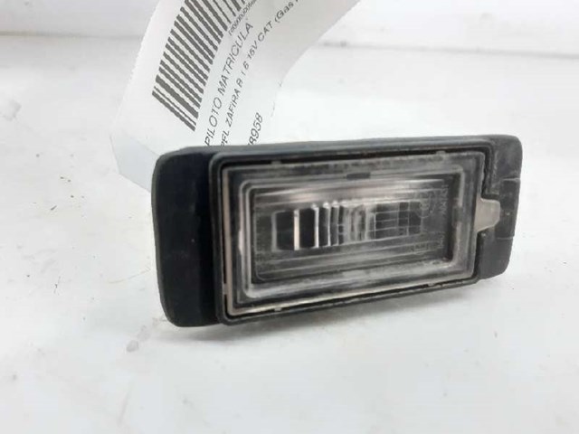 Lanterna da luz de fundo de matrícula traseira 13578958 Opel