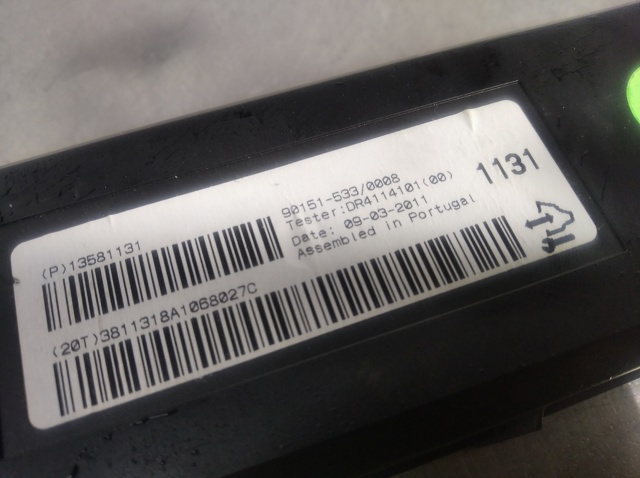OPEL 13581131 в наличии Черновцы