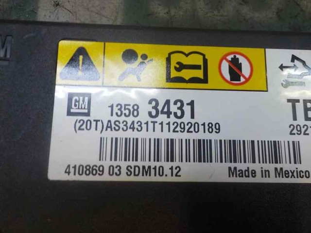 OPEL 13583431 Модуль-процессор управления подушкой безопасности (ЭБУ AIRBAG) в наличии Житомир