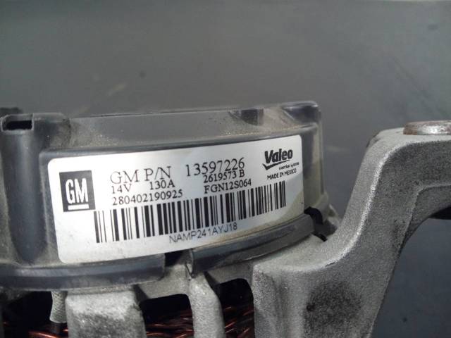 OPEL 13597226 Генератор в наличии Харьков