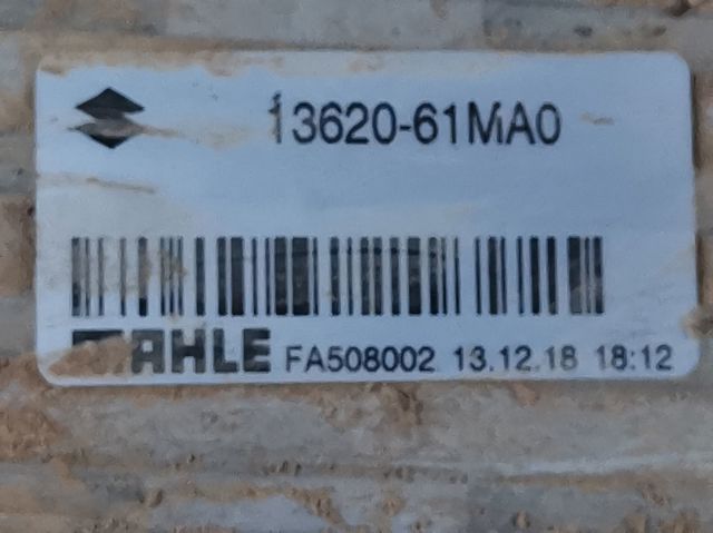 Radiador de intercooler 1362061MA0 SUZUKI