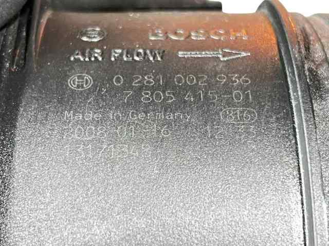 BMW 13628509725 Датчик потока (расхода) воздуха, расходомер M.A.F. - (Mass Airflow) в наличии Чернигов