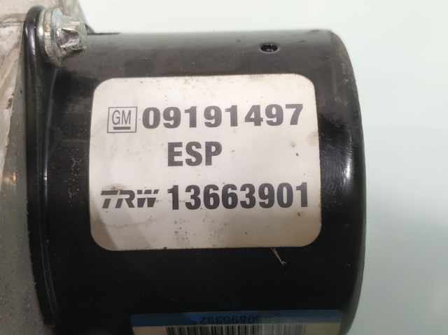 Unidade hidráulico de controlo ABS Opel Vectra