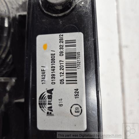 FIAT 1391431080 Фонарь задний правый в наличии Винница