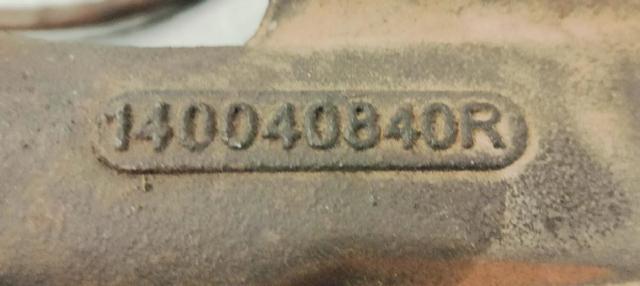 Tubo coletor de escape Renault Kangoo 2 KW0, KW1