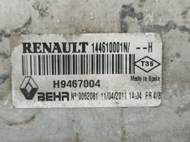 RENAULT 144610001N Интеркулер в наличии Чернигов
