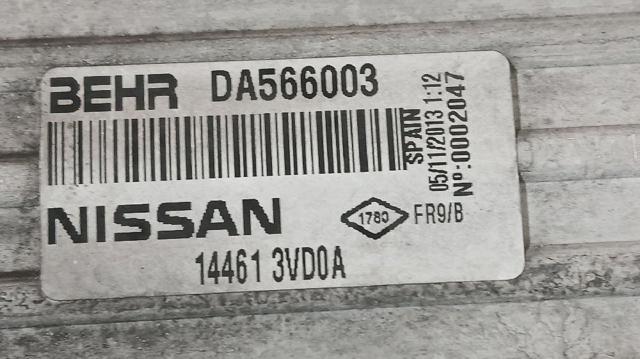 144613VD0A NISSAN Радиатор интеркуллера купить в Ровно