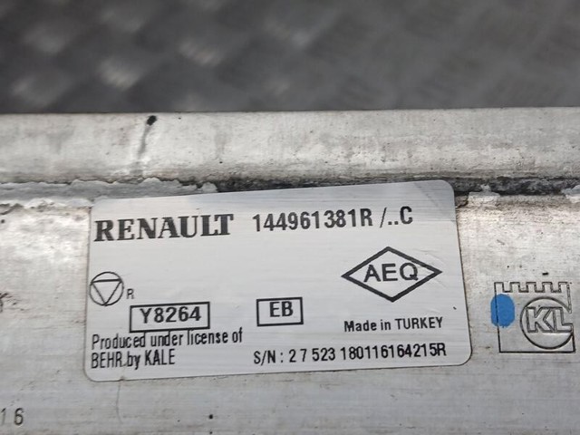 144961381R RENAULT Интеркулер купить в Кривой Рог