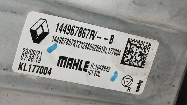 144967867R Интеркулер купить Павлоград