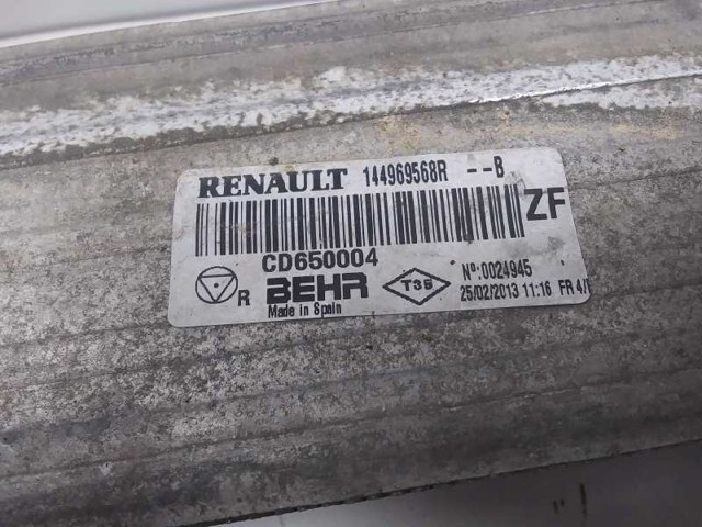144969568R RENAULT Радиатор интеркуллера купить в Хмельницкий