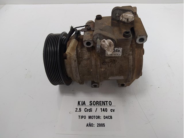 Compressor de ar condicionado para Kia Sorento I 2.5 CRDI D4CB 1615017700