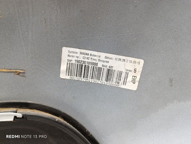 1618082980 PEUGEOT Бампер задний купить в Чернигов